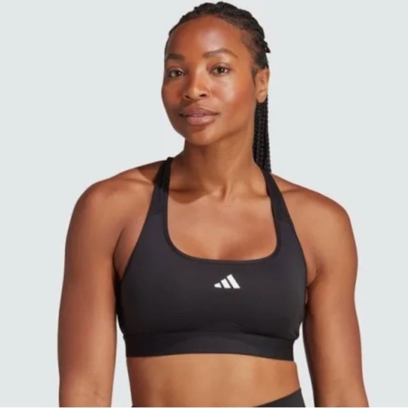 adidas Other - Adidas Women's Training Powerreact Medium Support Sports Bra Size M